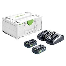 18V 4.0Ah Battery/Charger Starter Pack with Duo Charger/Systainer