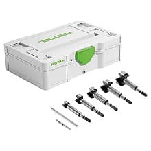 5 Piece Forstner Drill Bit Set with Systainer
