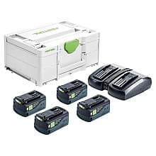 18V 5.0Ah Battery Starter Kit with Charger/Systainer