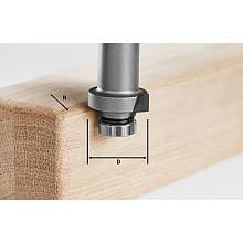 1-1/16" Roundover Bit, 1-Flute
