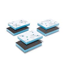 Festool Delta 3 in x 4 in Aluminum Oxide Granat PROfile Foam Sanding Squares Starter Set