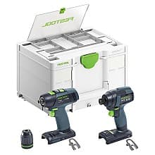 18V Brushless Motor, Bare Cordless Impact Driver and Drill 2 Tool Set