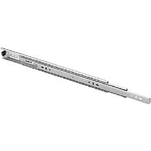 FR 5000 Drawer Slide 100lb Capacity, Full Extension with Overtravel, Side-Mount, Zinc-Plated, 18