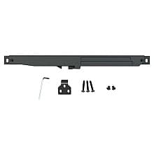 13-3/8" Flat Rail Barn Door Hardware Kit with Soft-Close