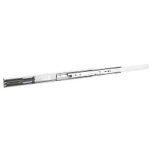 NJ-35D08 Drawer Slide with 100lb Capacity, Full Extension, Side-Mount, Soft-Closing, Zinc, Bulk Box
