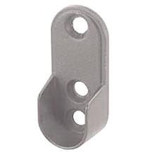 PRO Screw-On Oval Closet Rod Flange, Dull Nickel Finish