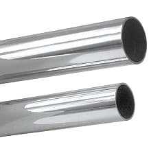 27mm Diameter 12' Long Closet Rod, Chrome Finish