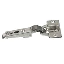Nexis 95° Opening Hinge, 48mm Bore Pattern, Self-Closing, Full Overlay, Nickel-Plated, Screw-On