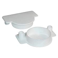 35mm Cover Cap, White, Plastic