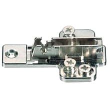 Nexis Cam Adjustable Wing Mounting Plate, 3-Point Fixing, Nickel-Plated, Screw-On, 8mm