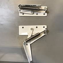 Mepla Swing-Up Fitting, Silver