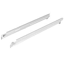 Zargen 6200 Drawer Slide Member with 100lb Capacity, Full Extension, White Epoxy, 19