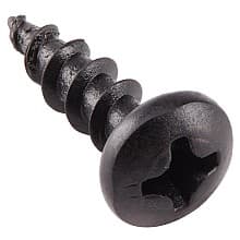 #10 x 3/4" Round Head Wood Screw, Phillips Drive Coarse Thread and Sharp Point, Nickel, Box of 5 Hundred by Grass