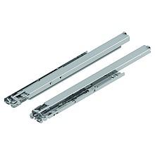 Dynapro Undermount Drawer Slide, 88lb Capacity, Full Extension, Base Panel Mount, Soft-Closing