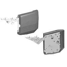 Kinvaro T-65 Black/Yellow Spring Lift-Up Flap Fitting Set, Gray