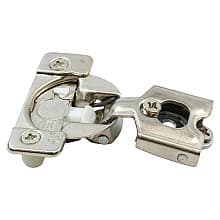 TEC 863 108&#730; Opening Face Mount Hinge, 45mm Boring Pattern, Self-Closing