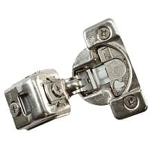 TEC 864 108° Opening Wrap-Around Face Frame Hinge, 42mm Boring Pattern, Soft-Closing, 1-1/4" Overlay, Dowelled