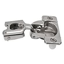 TEC 864 108&#730; Opening Side-Mount Face Frame Hinge, 45mm Boring Pattern, Self-Closing
