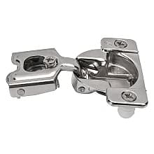 TEC 864 108&#730; Opening Side-Mount Face Frame Hinge, 42mm Boring Pattern, Self-Closing