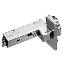 Tiomos 110° Opening Hinge, 42/45mm Bore Pattern, Soft-Closing, Inset, Nickel-Plated, Impresso