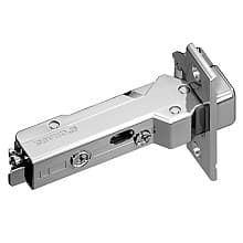 Tiomos 110&#730; Opening Hinge, 45mm Bore Pattern, Soft-Closing, Half Overlay