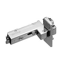 Tiomos 110° Opening Hinge, 42/45mm Bore Pattern, Self-Closing, Inset, Nickel-Plated, Impresso