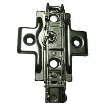 Tiomos Adjustment Wing Mounting Plate with Pre-Mounted Euro Screws, 4-Point Fixing, Screw-On