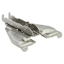 Tiomos Cam Adjustable Face Frame Mounting Plate for Wood Screws, Nickel-Plated, Screw-On, 1.5mm