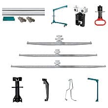 PivotLine 12' Straight Floor Mount Quick-Start Kit