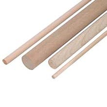 3/8" x 48" Wood Dowel, Blue