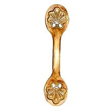 8-1/2" Shell Vertical Wood Pull
