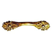 8-1/2" Lilies Horizontal Wood Pull