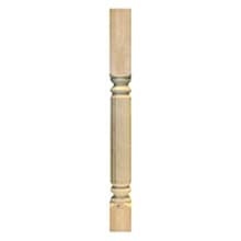 35-1/4" Athens Reeded Whole Turning, Pine