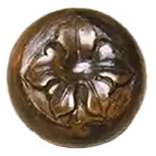 1-1/2" Grape Small Wood Knob, Oak, 1-3/8" Projection