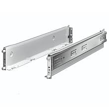 ZBox 6023 Drawer Slide with 100lb Capacity, Full Extension, 3-3/8", White Epoxy, 22