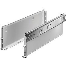 ZBox 6223 Drawer Slide with 100lb Capacity, Full Extension, 6", White Epoxy