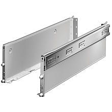 ZBox 6423 Drawer Slide with 100lb Capacity, Full Extension, 9", White Epoxy