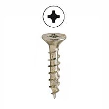 #10 x 3/4" Flat Head SPAX® Hinge/Drawer Slide Screw, Combo Drive with Nibs, Zinc, Box of 100
