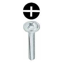 25mm Flat Head Machine Screw, Phillips-Slot Drive M4 Thread, Zinc-Plated, Box of Hundred by Hafele