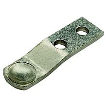 Door Stop with Bumpers, Nickel-Plated, Bag of 48