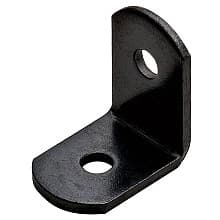 25.4mm x 18mm Steel Corner Bracket, Black Oxide