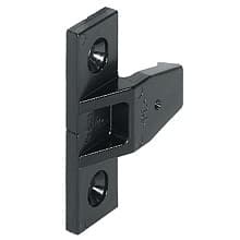 48mm x 16mm Plastic Keku Push-in Fitting, Black