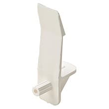 5mm Plastic Locking Shelf Support for 16mm Thick Wood Shelves, Beige Finish