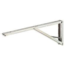 380mm Folding Hinged Spring Bracket, Yellow Chromatized Finish