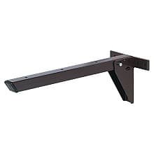 360mm Folding Table Bracket, Brown Lacquer Finish