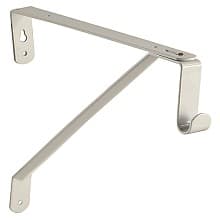 10-1/2" Long Closet Bracket, Chrome Finish