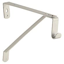 10-1/2" Long Closet Bracket, Chrome Finish