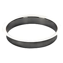6148 8-3/4" 1-Piece Trash Grommet for 8" Hole, Polished Stainless Steel, 1" Liner Depth