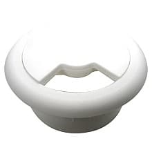 50mm Wire Grommet, White, Plastic