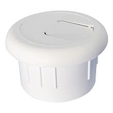 6610 1-1/4" 2-Piece Cable Grommet, White